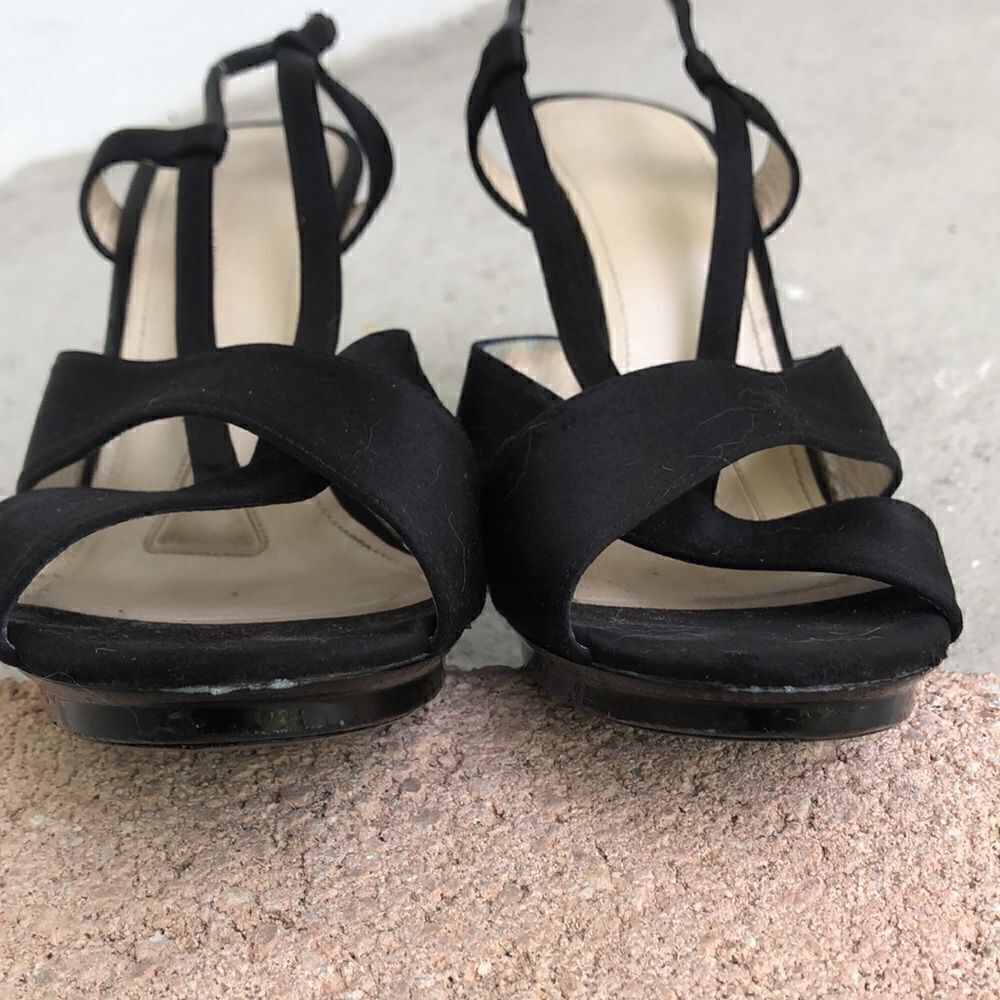 Jil Sanders Satin peep toe - Picture 5 of 9